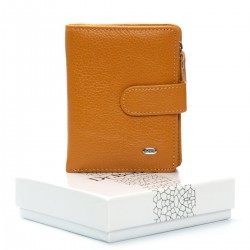 Женский кожаный кошелек dr.Bond Classic WS-32 желтый