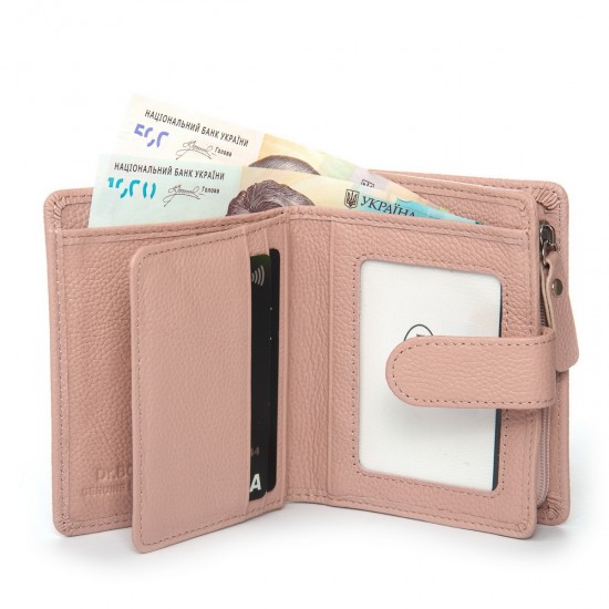 Женский кожаный кошелек dr.Bond Classic WS-32 пудра Женский кожаный кошелек dr.Bond Classic WS-32 пудра
