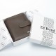 Женский кожаный кошелек dr.Bond Classic WS-32 серый