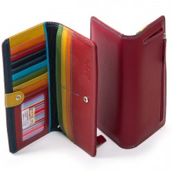 Женский кожаный кошелек dr.Bond WRN-22 бордовый Женский кожаный кошелек dr.Bond WRN-22 бордовый