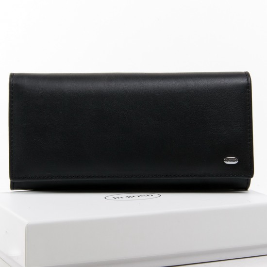 Женский кожаный кошелек dr.Bond Classic W501 черный