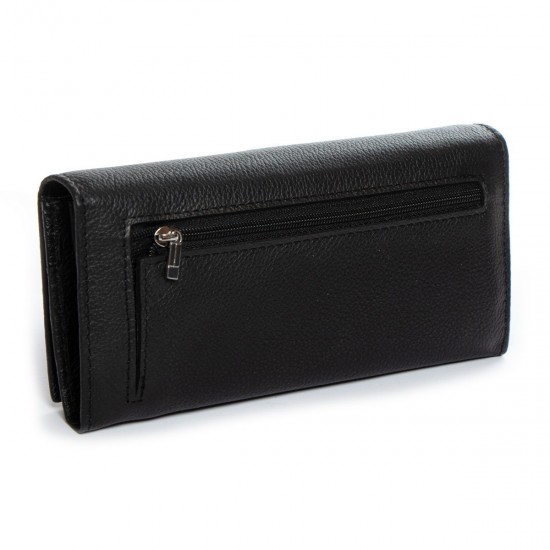 Жіночий шкіряний гаманець dr.Bond Classic W501 чорний