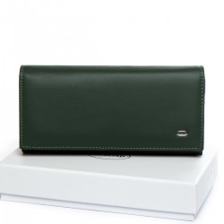 Женский кожаный кошелек dr.Bond Classic W501 зеленый Женский кожаный кошелек dr.Bond Classic W501 зеленый