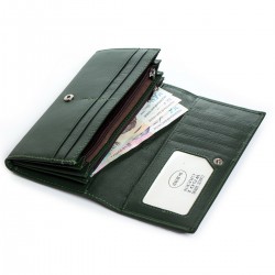 Женский кожаный кошелек dr.Bond Classic W501 зеленый Женский кожаный кошелек dr.Bond Classic W501 зеленый