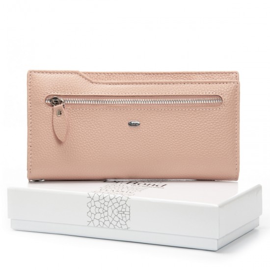 Жіночий шкіряний гаманець dr.Bond Classic WMB-2M пудра