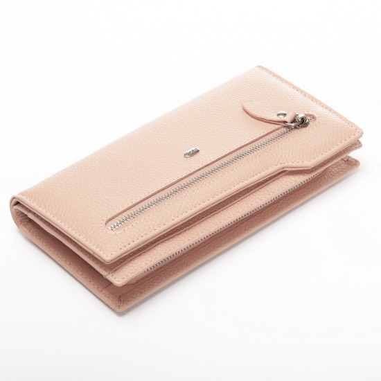 Жіночий шкіряний гаманець dr.Bond Classic WMB-2M пудра