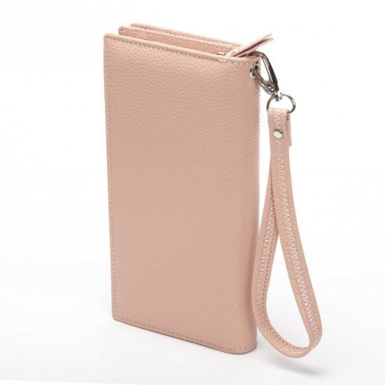 Жіночий шкіряний гаманець dr.Bond Classic WMB-2M пудра