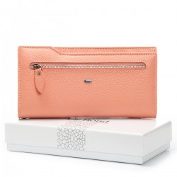 Жіночий шкіряний гаманець dr.Bond Classic WMB-2M рожевий