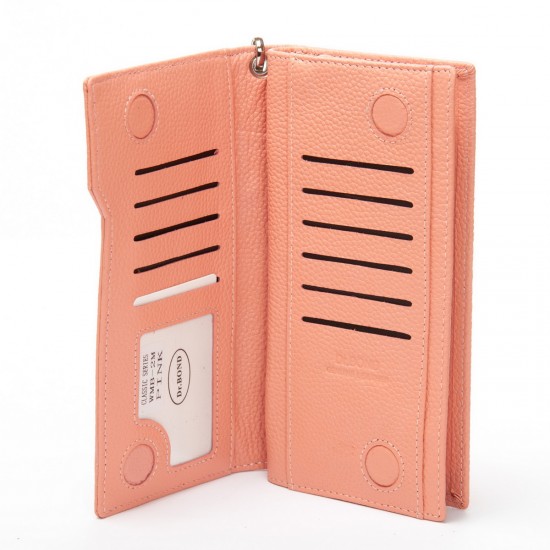 Женский кожаный кошелек dr.Bond Classic WMB-2M розовый Женский кожаный кошелек dr.Bond Classic WMB-2M розовый