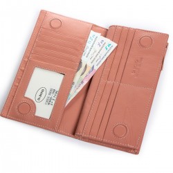 Женский кожаный кошелек dr.Bond Classic WMB-3M пудра Женский кожаный кошелек dr.Bond Classic WMB-3M пудра