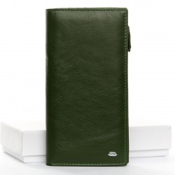 Женский кожаный кошелек dr.Bond Classic WMB-3M зеленый Женский кожаный кошелек dr.Bond Classic WMB-3M зеленый