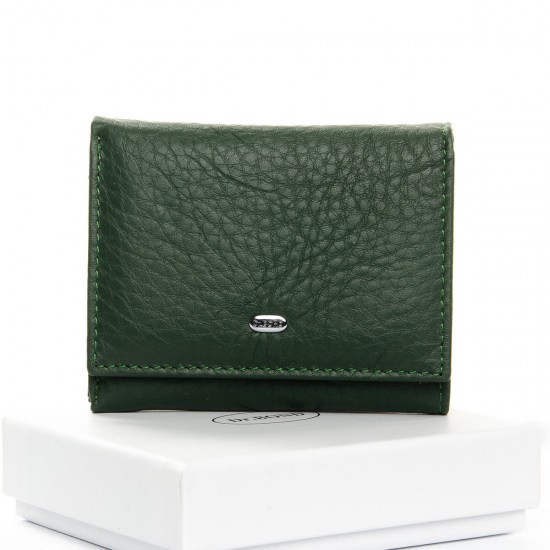 Женский кожаный кошелек dr.Bond Classic WS-6 зеленый