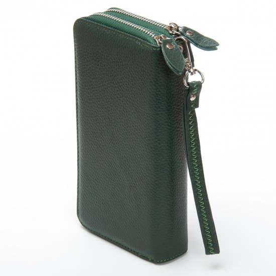 Жіночий шкіряний гаманець dr.Bond Classic W39 зелений