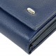Жіночий шкіряний гаманець SERGIO TORRETTI W46 темно-синій