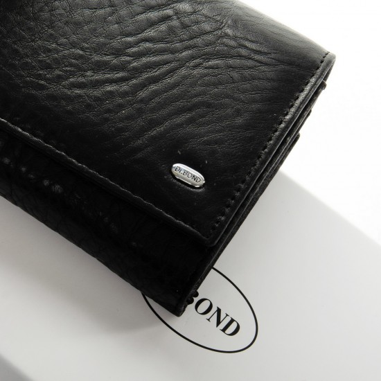 Жіночий шкіряний гаманець dr.Bond Classic W46 чорний