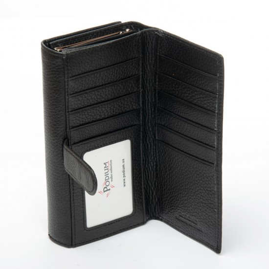 Жіночий шкіряний гаманець dr.Bond Classic W46 чорний