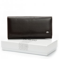 Жіночий шкіряний гаманець dr.Bond Classic W46 кавовий