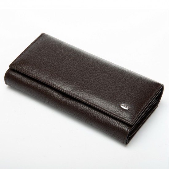 Женский кожаный кошелек dr.Bond Classic W46 кофейный