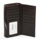 Женский кожаный кошелек dr.Bond Classic W46 кофейный