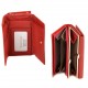 Женский кожаный кошелек ALESSANDRO PAOLI W2155 красный