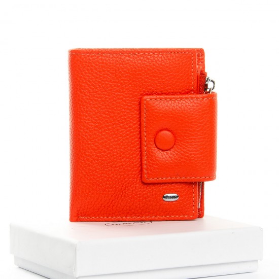 Женский кожаный кошелек dr.Bond Classic WS-5 оранжевый
