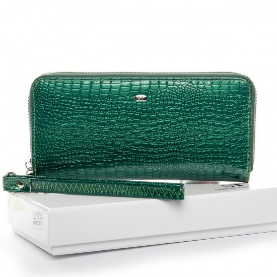 Жіночий шкіряний гаманець SERGIO TORRETTI W38 зелений