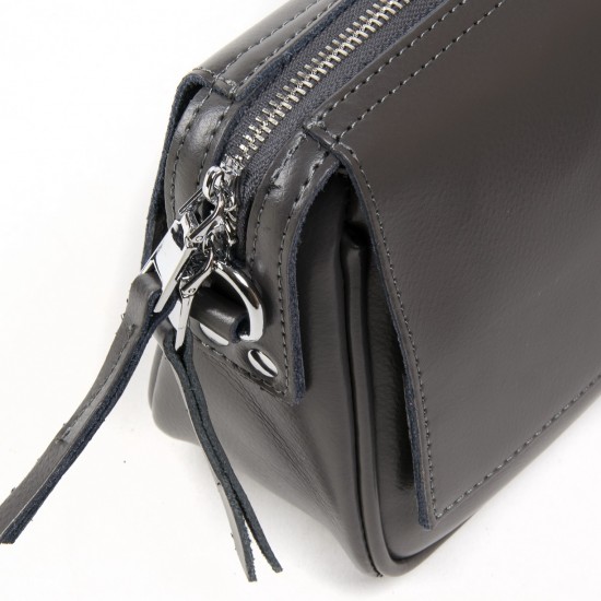 Жіноча сумочка з натуральної шкіри ALEX RAI 2227 сірий