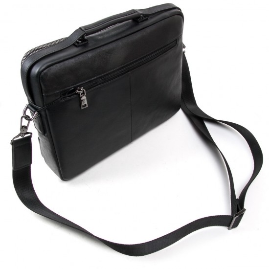 Деловая сумка-портфель из натуральной кожи Bretton 3492-8 черный