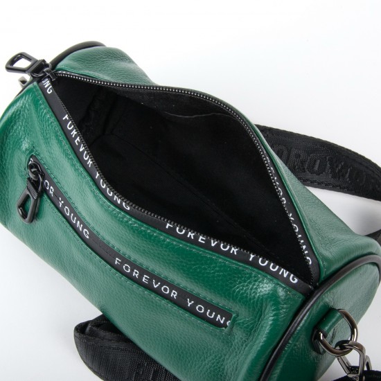Женская сумочка-клатч из натуральной кожи ALEX RAI 39030 зеленый