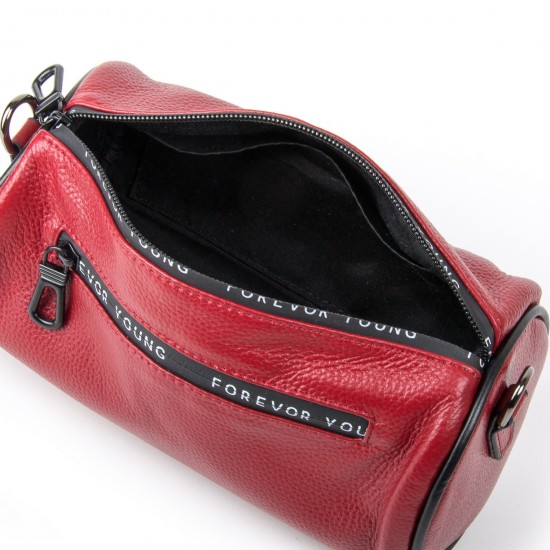 Женская сумочка-клатч из натуральной кожи ALEX RAI 39030 бордовый