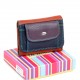 Жіночий шкіряний гаманець dr.Bond Rainbow WRS-7 фіолетовий