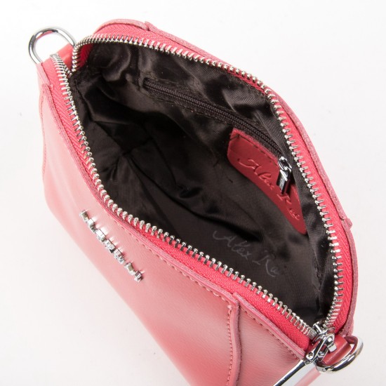 Жіноча сумочка-клатч з натуральної шкіри ALEX RAI 8106 фуксія
