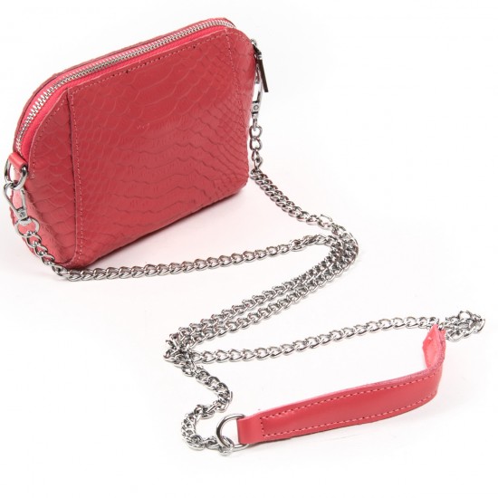 Женская сумочка-клатч из натуральной кожи ALEX RAI 6009 фуксия
