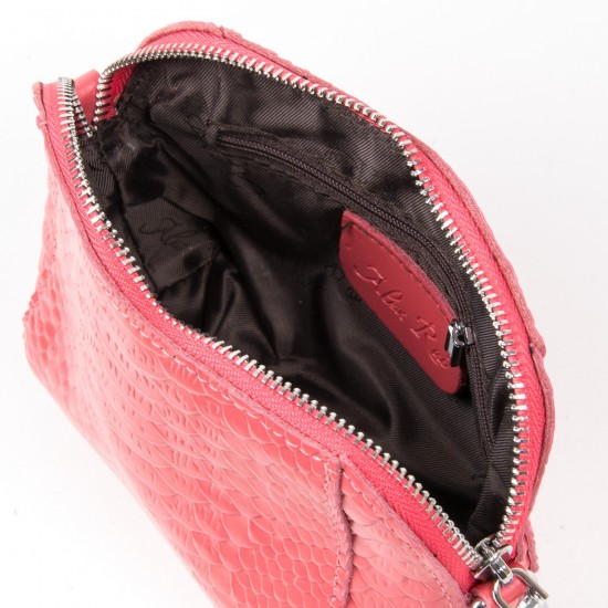 Женская сумочка-клатч из натуральной кожи ALEX RAI 6009 фуксия