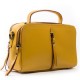 Женская сумка из натуральной кожи ALEX RAI 9119 желтый