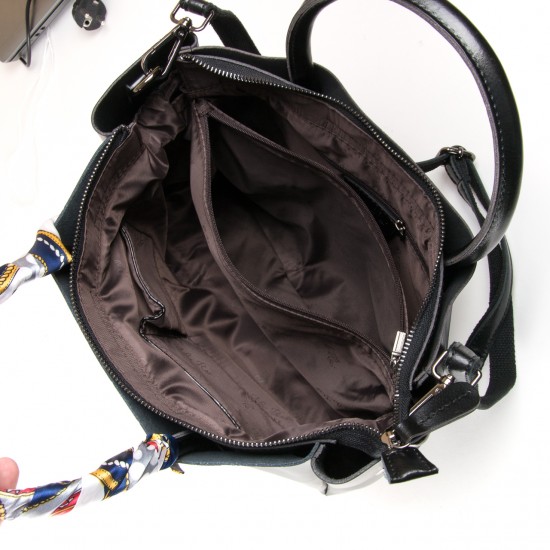 Женская сумка из натуральной кожи ALEX RAI PD 8696-3 черный