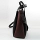 Жіноча модельна сумка LARGONI 1742A чорний + бордо 
